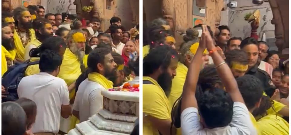 Saint Premanand Maharaj Visits Shri Banke Bihari Temple