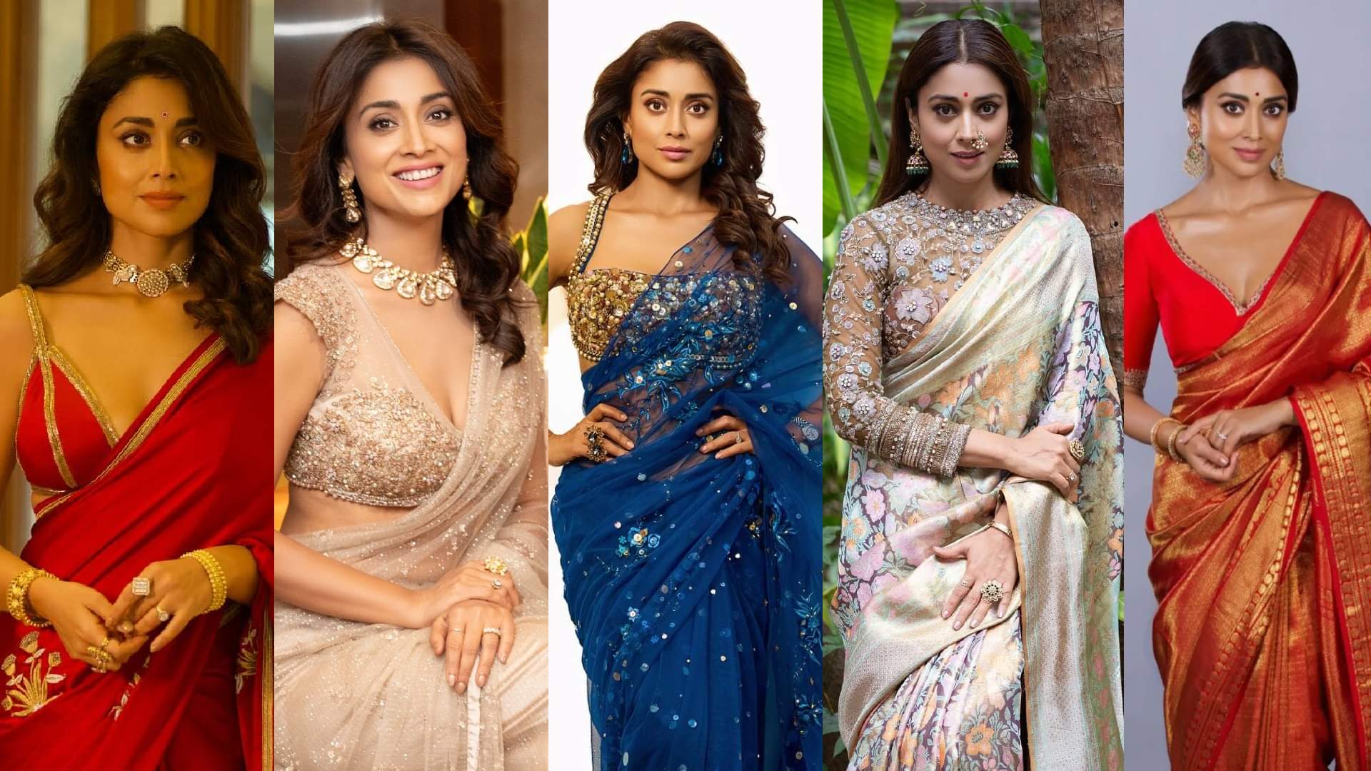 Shriya Saran Saree Looks Perfect For Festival Try These Trendy Outfits on Festival