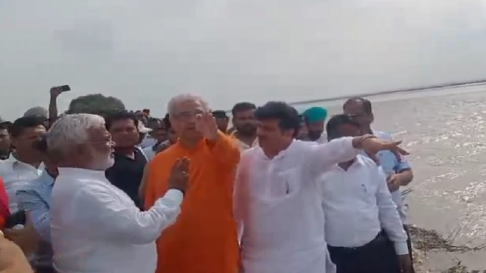 Bijnor: Tension seen between Sadar MLA Suchi Choudhary and former MP Bharatendra, Jal Shakti Minister calmed