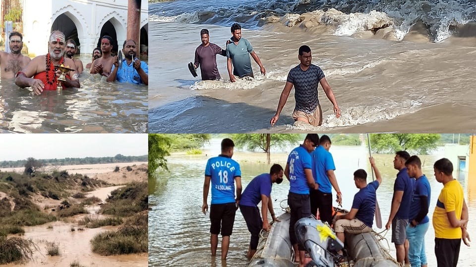 Yamuna Floods Ravage 24 Villages 30 thousand People Affected Crops Submerged in Agra Region