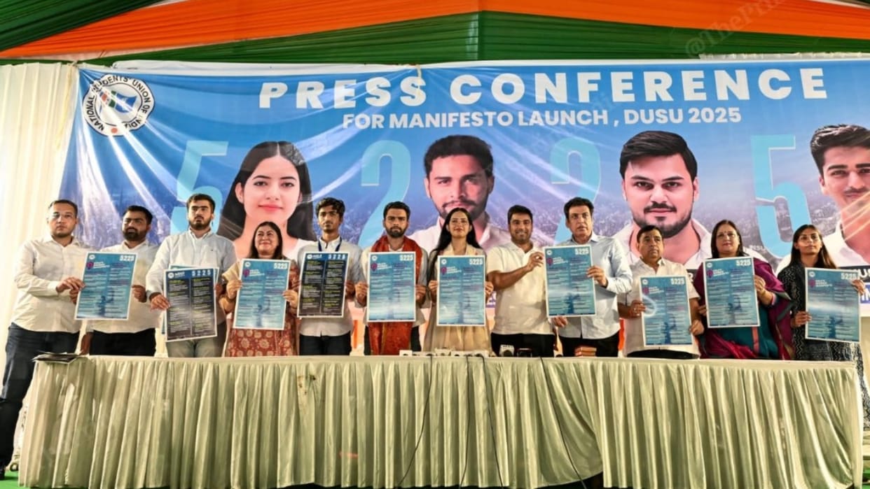 DUSU Election 2025: NSUI Releases Two Manifestos, Special Focus on Girls’ Safety and Menstrual Leave