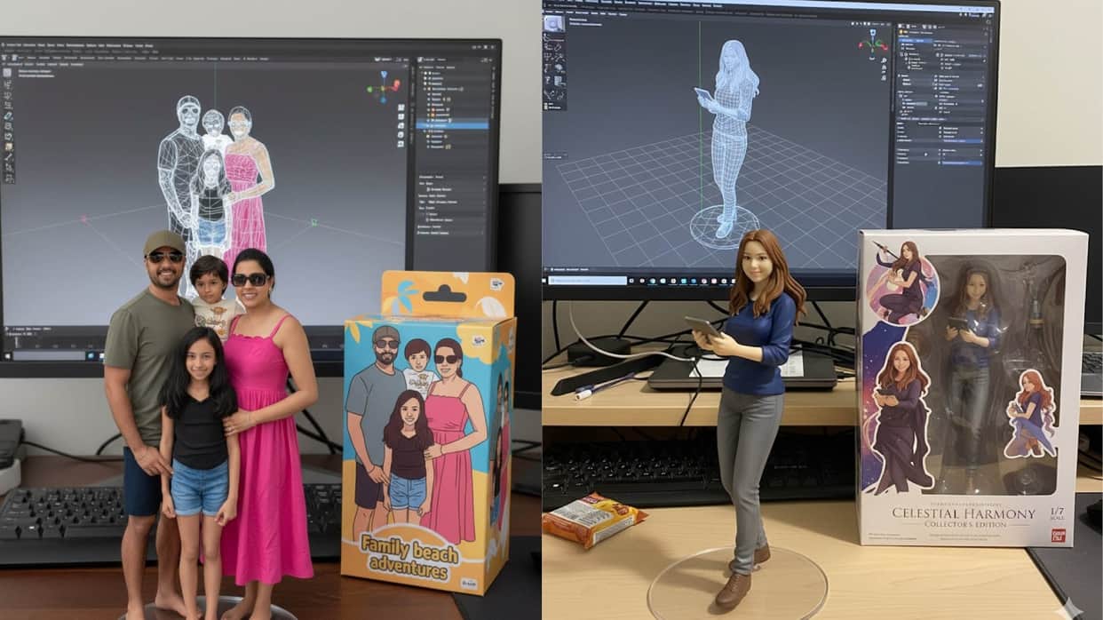 AI 3D Figurines: How to Make Free 3D Photos AI Use Avatar Trending Photo