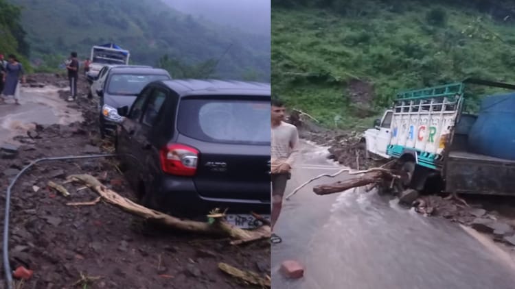 Himachal Rain: Cloud Burst In Gutrahan Of Bilaspur, Vehicles Buried In Debris, Hundreds Of Roads Closed In The – Amar Ujala Hindi News Live