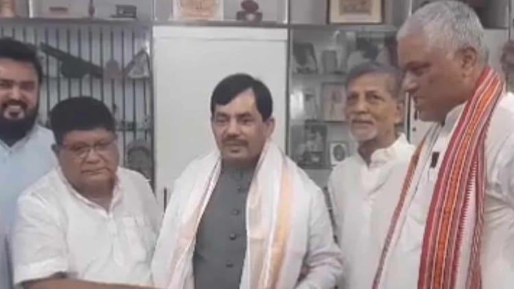 Bihar: 'GST कटौती से खुश जनता', मुजफ्फरपुर में शाहनवाज हुसैन बोले  विपक्ष पर लगाया शरारत का आरोप