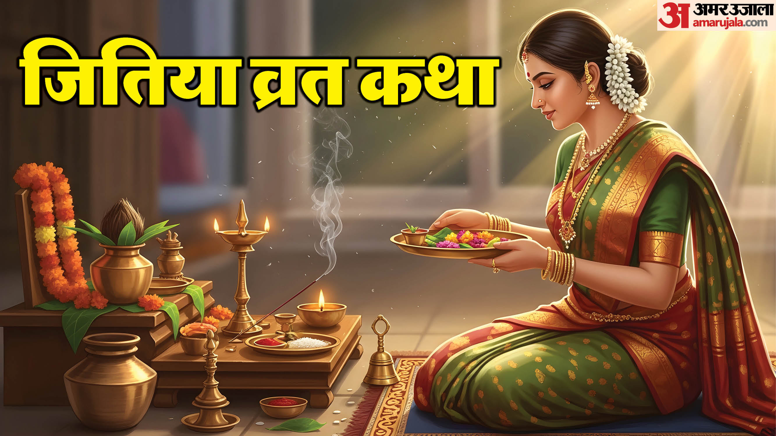 Jitiya Vrat 2025 jitiya vrat puja vidhi mantra om jai kashyap nandan jitiya vrat katha in hindi