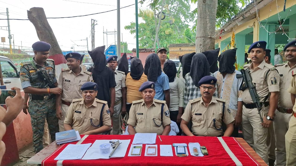 Sonpur police took big action in Vaishali 10 criminals arrested