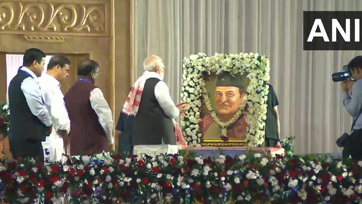 PM Narendra Modi assam visit 100th Birth Anniversary of Bharat Ratna Bhupen Hazarika
