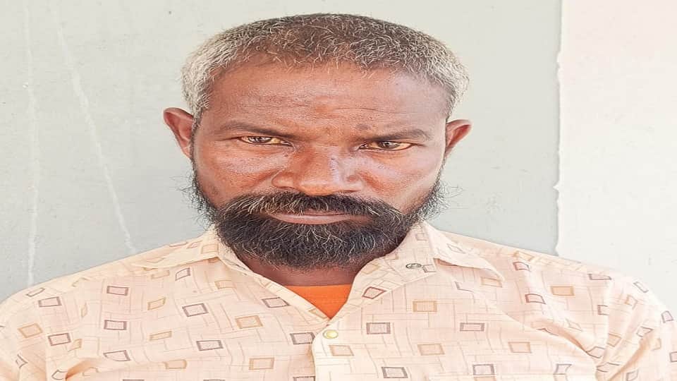 पुलिस की गिरफ्त में आरोपी