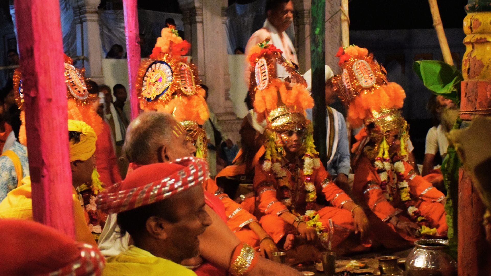 Ramlila of Ramnagar Baraat departs from Janakpur Jai Siyaram resounds Parichan and Shayan tableau mesmerized
