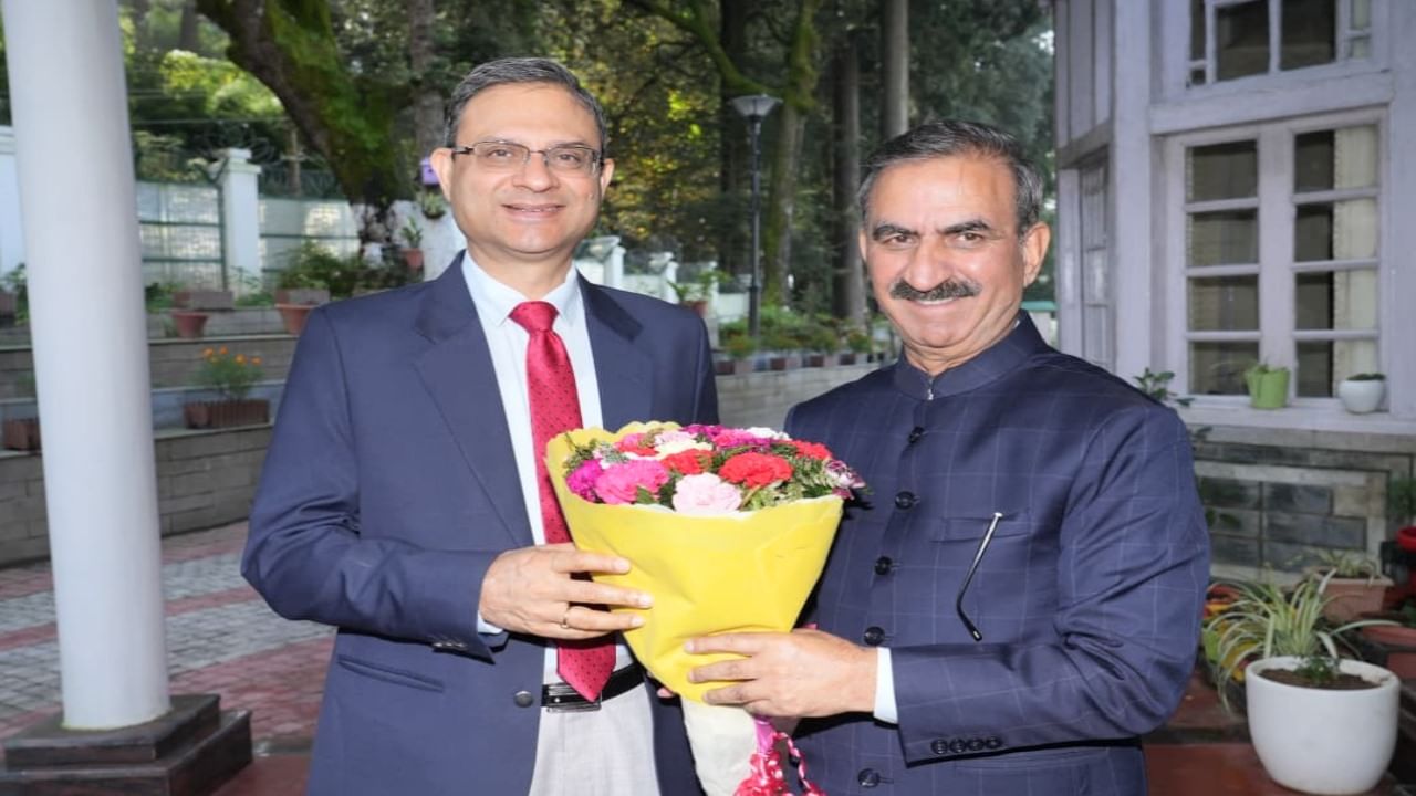 मुख्यमंत्री सुखविंद्र सुक्खू से मिले आरबीआई के गवर्नर संजय मल्होत्रा