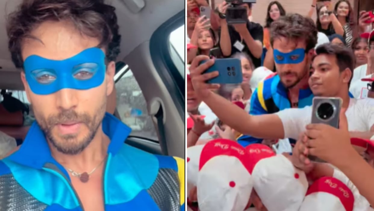 tiger shroff brings back flying jatt avatar after six years for special kids remo dsouza bhumi pednekar