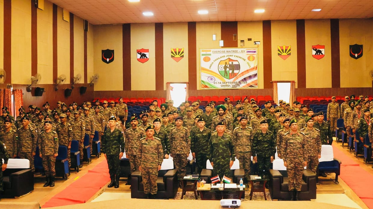 India-Thailand joint military exercise concluded in Meghalaya; learnt each other's combat skills