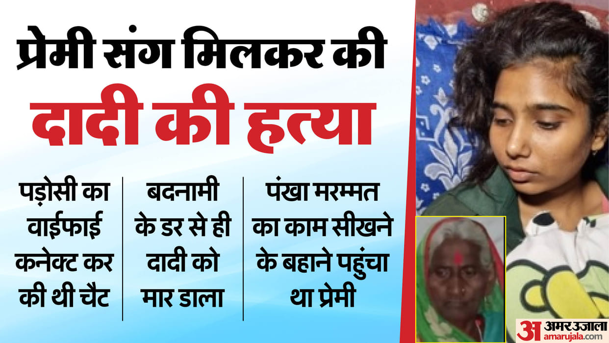 Jalaun Murder case Grand daughter killed her grandmother along with her lover friends on Instagram