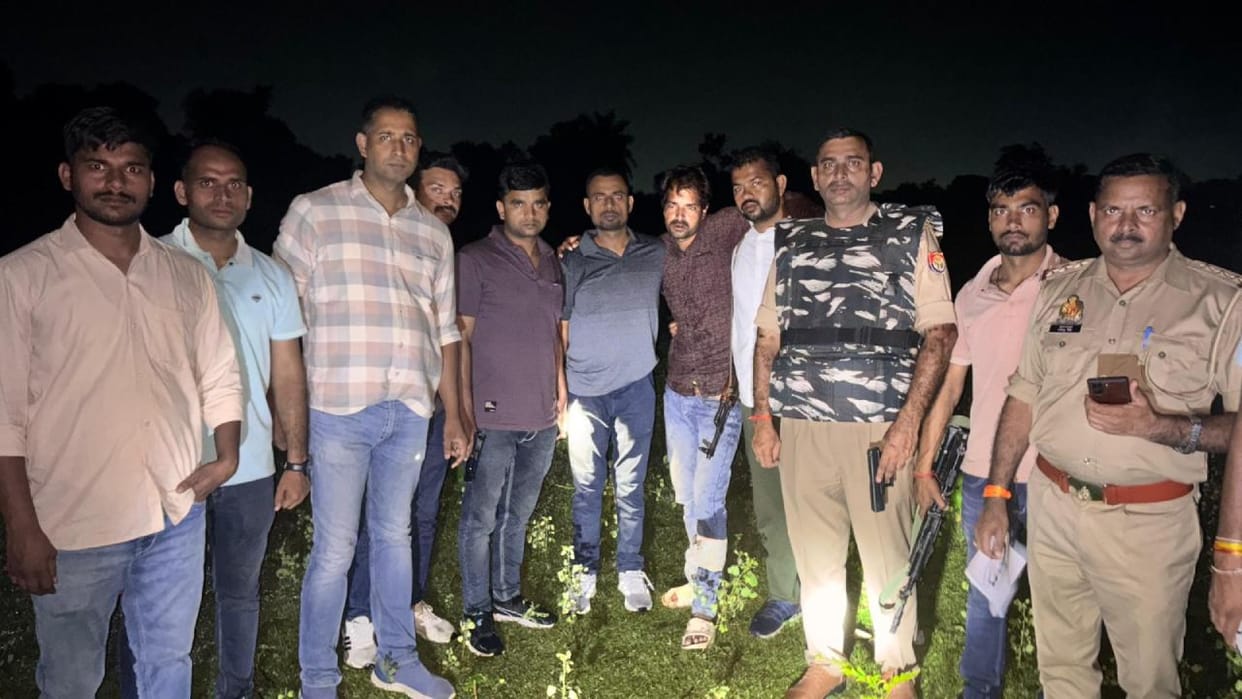 Lalitpur: Blind murder revealed... Accused of murder of laborer arrested in police encounter, body was found o