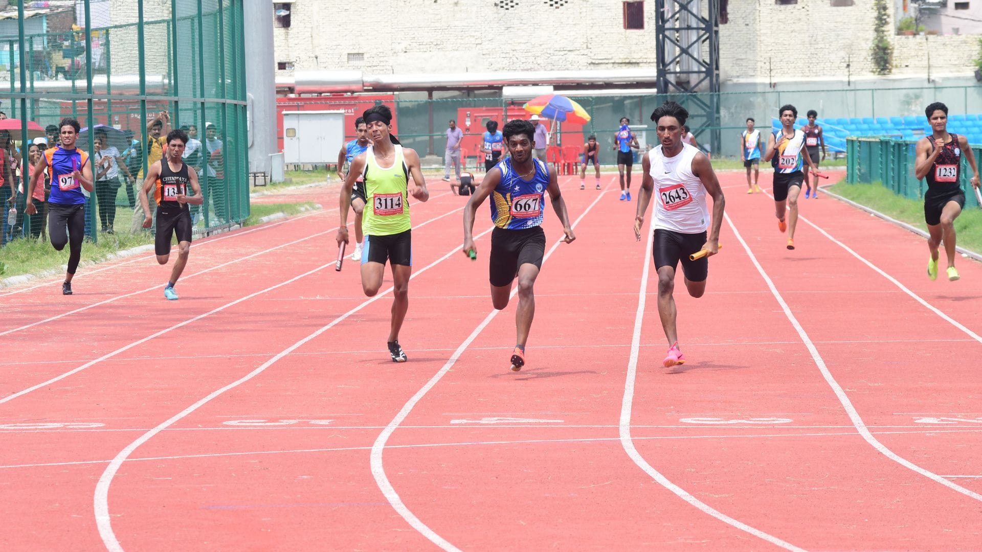 Sports News Athletic meet 5 thousand players from 1240 schools showed their talent strength in high jump