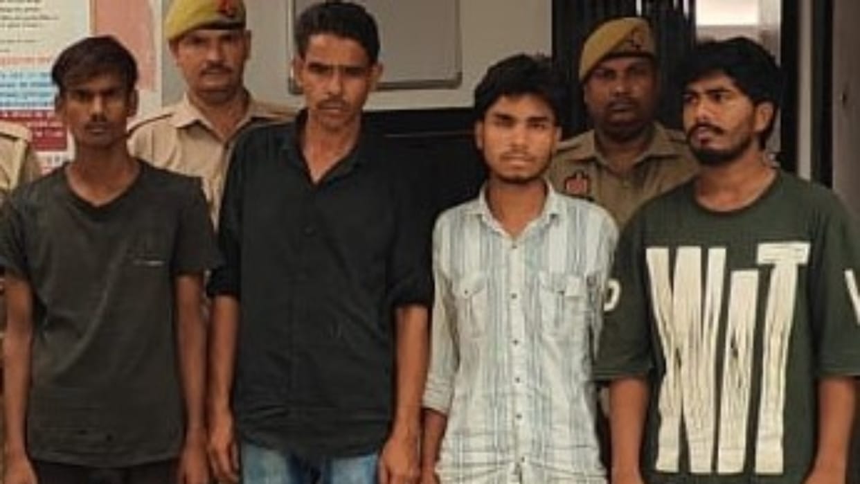 accused of molesting the girl students were sent to jail in shahjahanpur