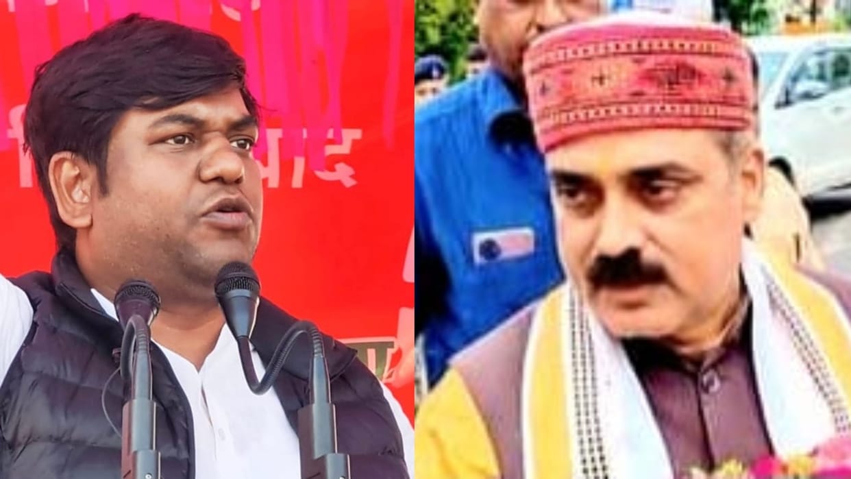 Bihar News : VIP party Mukesh Sahni targeted bjp party jiwesh mishra will be blackened rjd party tejaswi yadav