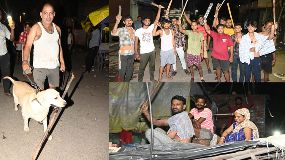 Kanpur: Now thieves have entered the city, youths keep alerting people with sticks and rods all night