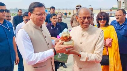 Mauritius PM Dr. Navin Chandra Ramgoolam returned from Uttarakhand tour CM Dhami met him