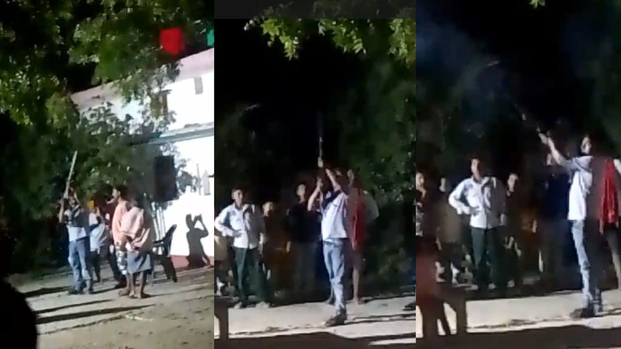 Police Case filed against former Pradhan son for celebratory firing during Jitiya Vrat Puja in azamgarh