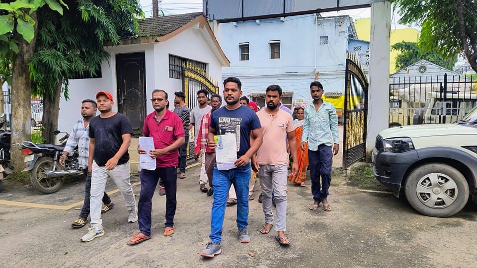 Villagers submitted a memorandum to the Superintendent of Police alleging collection of house tax at the behes