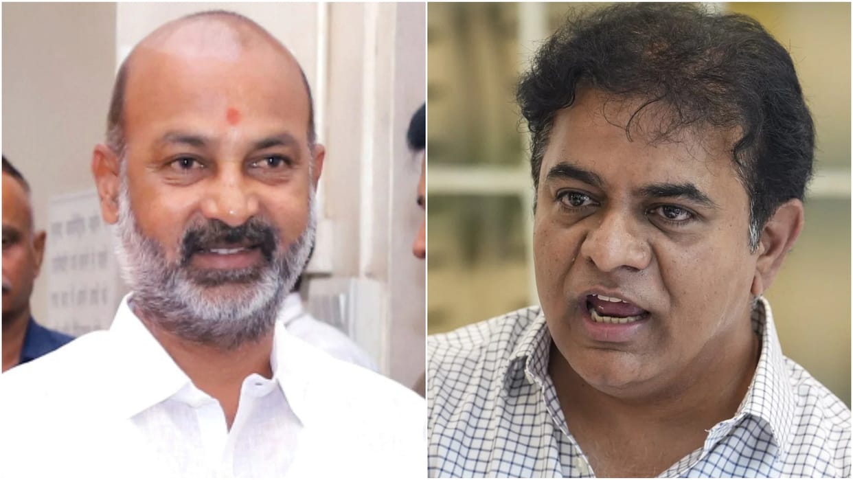 KTR filed defamation case against Union Minister Sanjay, made false allegations against BRS leader