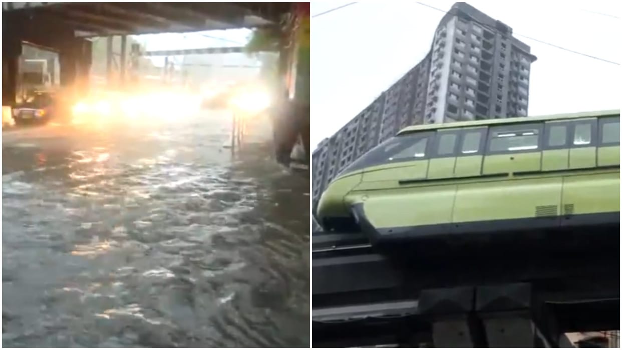 Heavy Rain in Maharashtra waterlogging in many parts of Mumbai; Monorail stopped midway Know all updates