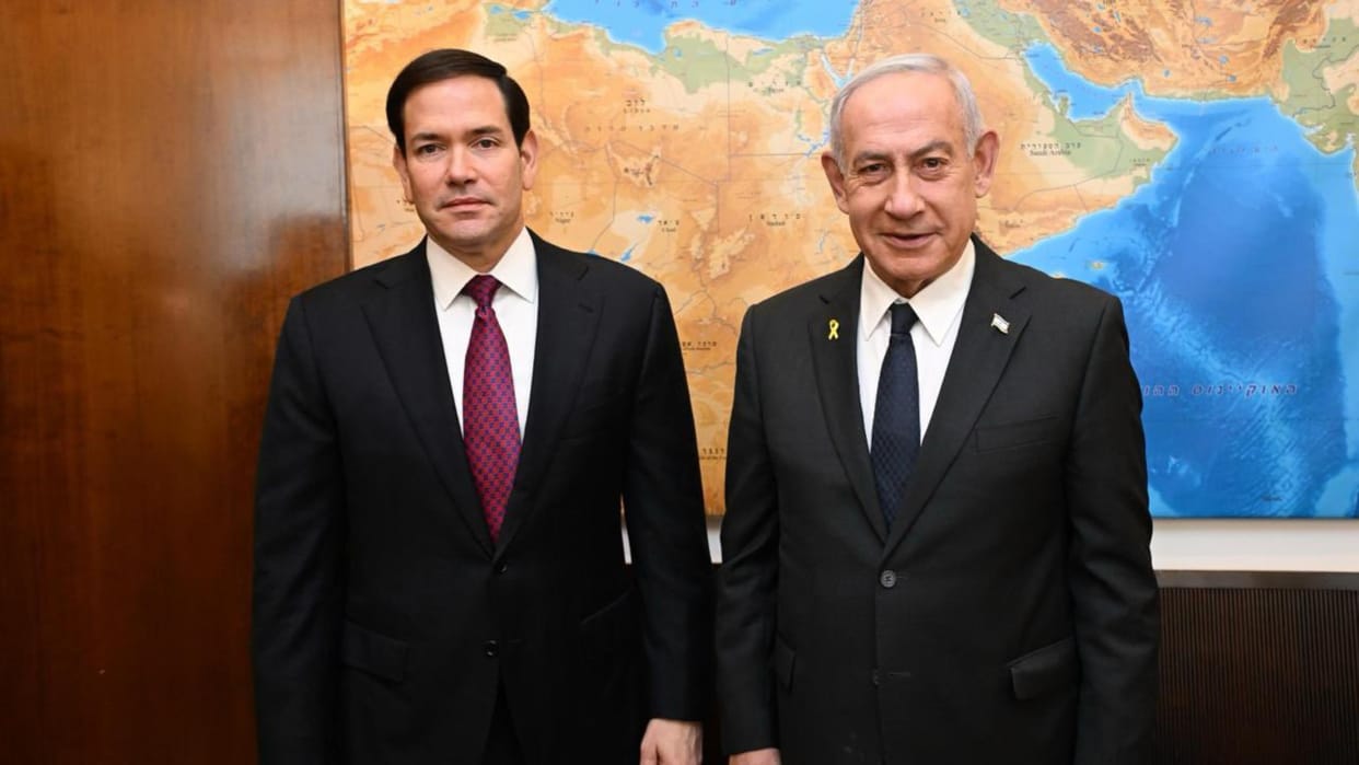 Little daylight between US, Israel evident as Rubio and Netanyahu meet