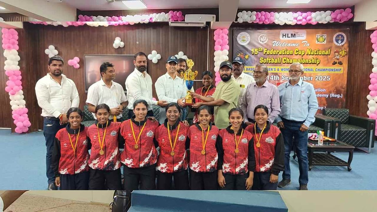 Punjab and Madhya Pradesh Teams Shine in Softball Championship