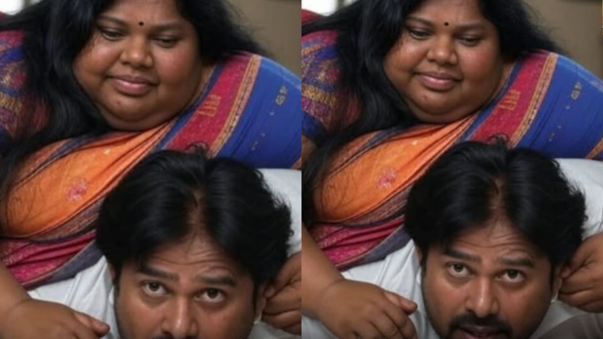 28 kg wife fell on the husband the man died on the spot due to serious injuries News Goes Viral
