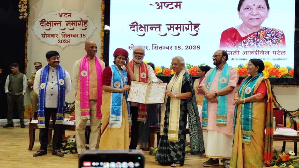 PRSU ConvocationStudents should take the India forward through their intelligence and education