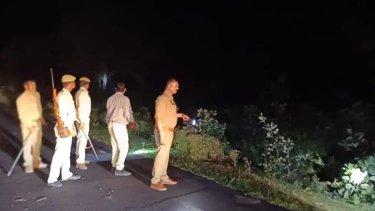 Lalitpur: Passersby spotted a leopard in Madawara, forest department team started looking for it, villagers w