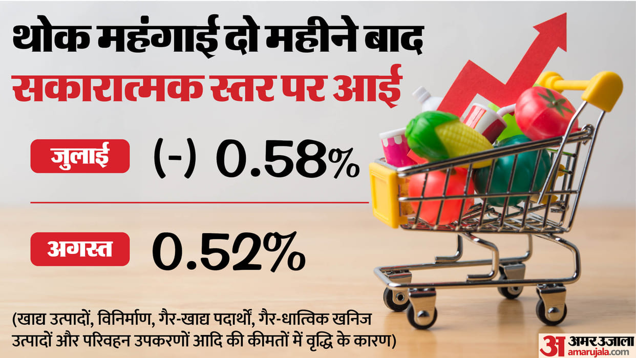 Wholesale price inflation below 1 pc in August decrease against July Govt data