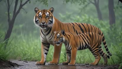 Alwar News: Tigress ST-2302 gives birth to cub in Sariska, number of tigers in sanctuary now 49