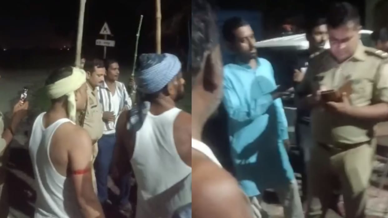 Villagers chased away  police thinking miscreants matter was barely settled