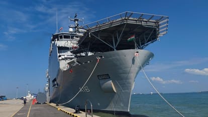 India INS Nistar will show its capabilities to the world multinational military exercise in Singapore