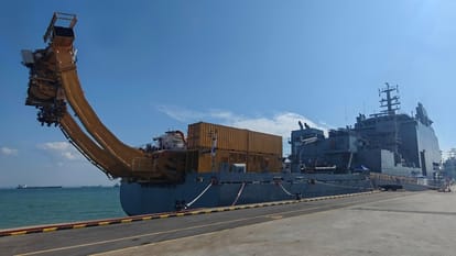 India INS Nistar will show its capabilities to the world multinational military exercise in Singapore