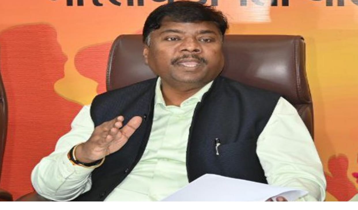 CG bjp govt MINISTER Kedar Kashyap Alleagation on Congress for vote stealing