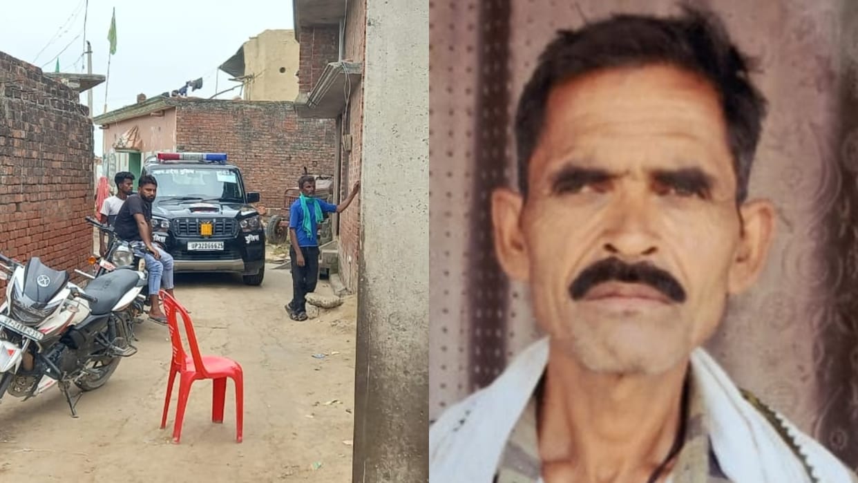 villager died while police raid in budaun