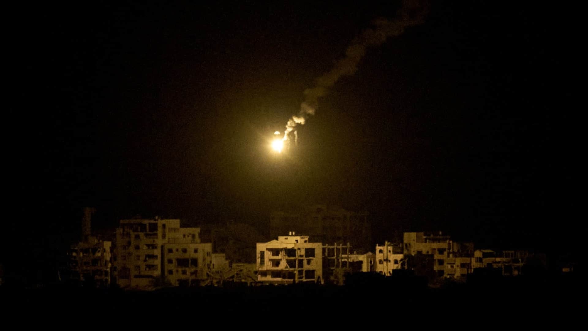 गाजा पर इस्राइली हमला।