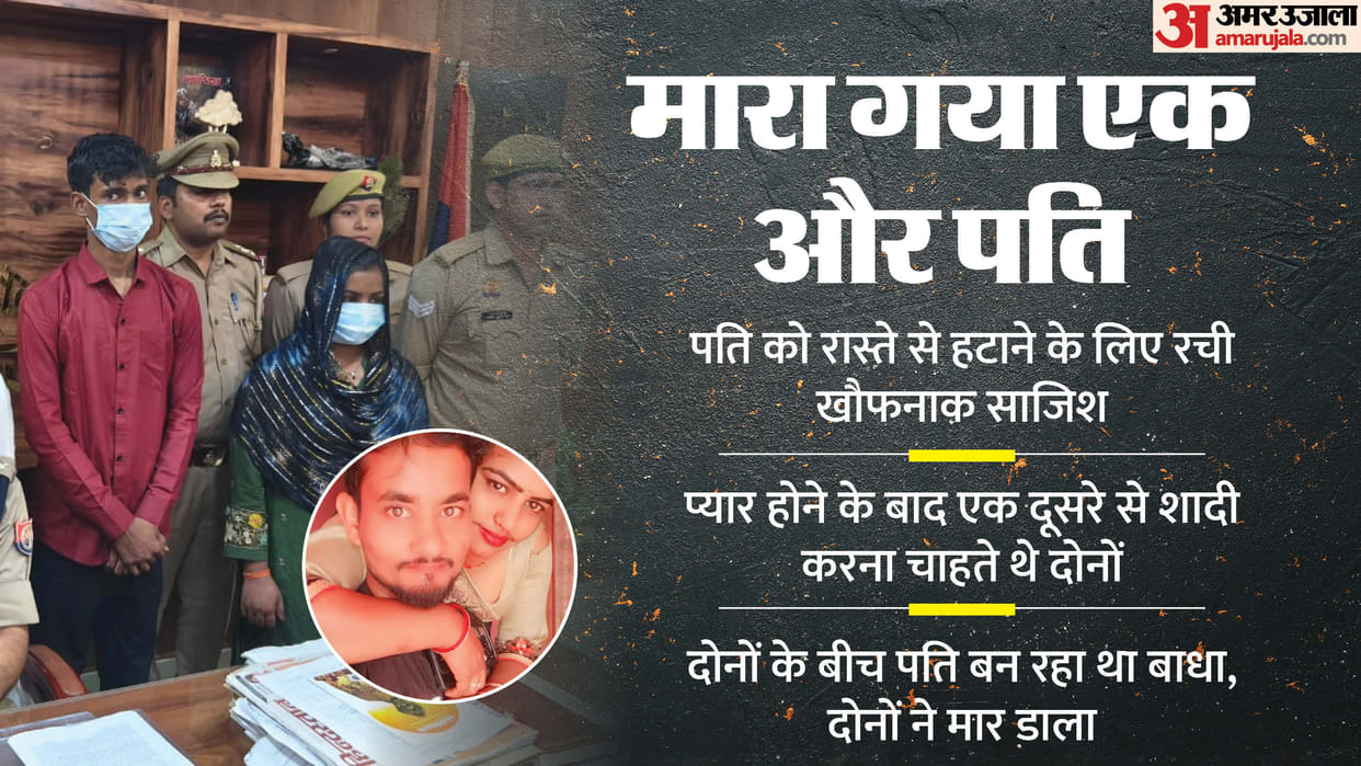 UP Crime News Wife Plots Husband Murder to Marry Lover Know Details in Hindi
