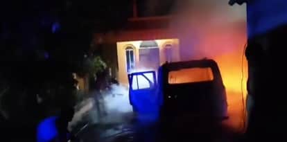 Bihar News: District Animal Husbandry Officer seriously burnt in fire that broke out in Scorpio