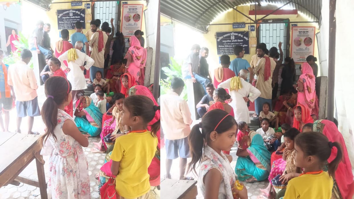 Bihar News: People who came to get disability certificates were troubled due to link failure