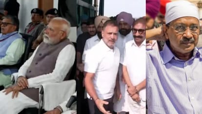 Eye on Punjab assembly elections 2027 PM Modi Arvind Kejriwal and Rahul Gandhi visit flood affected areas