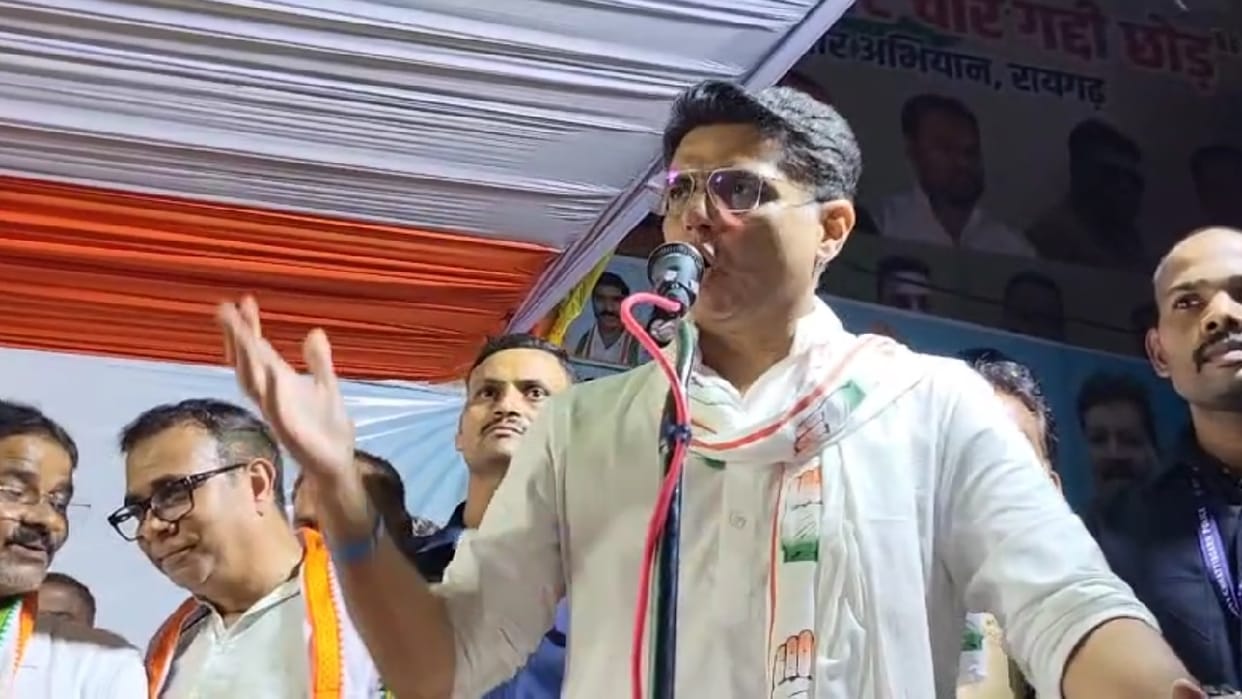 Sachin Pilot started Vote Chor Gaddi Chhod