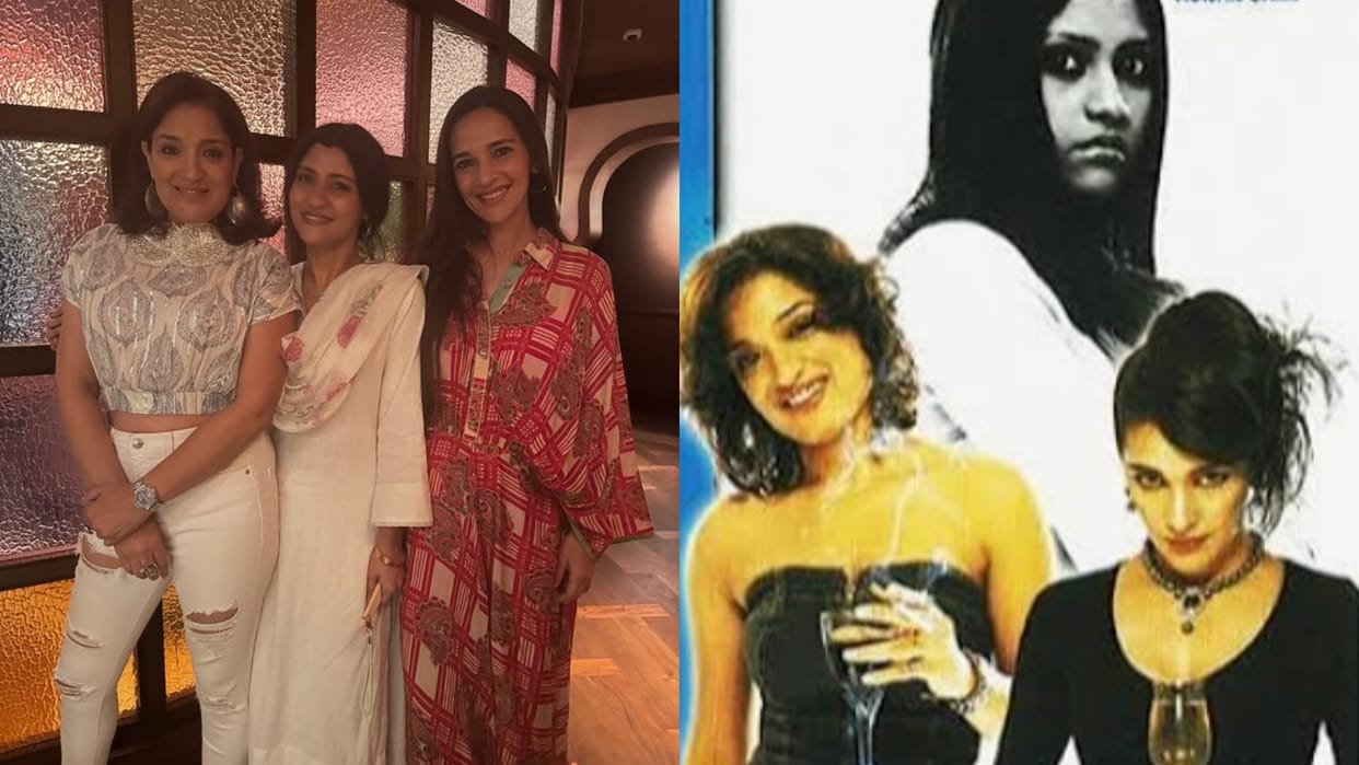 Page 3 Movie Actress Tara Sharma Sandhya Mridul And Konkona Sen Sharma Re Union Meeting