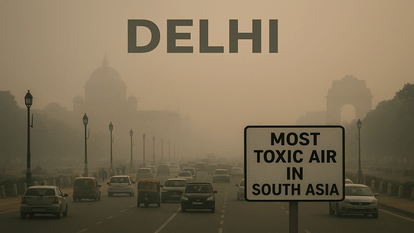 दिल्ली बनी दक्षिण एशिया की सबसे जहरीली हवा वाली राजधानी