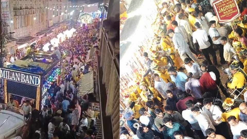 historic Shri Ram Baraat organised with great pomp in agra