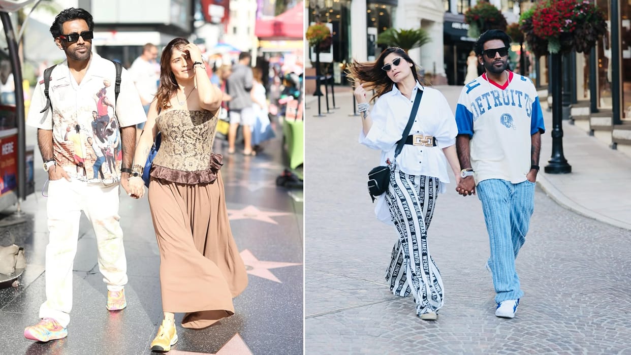 arti singh in Los Angeles for vacation with husband deepak chauhan see pics