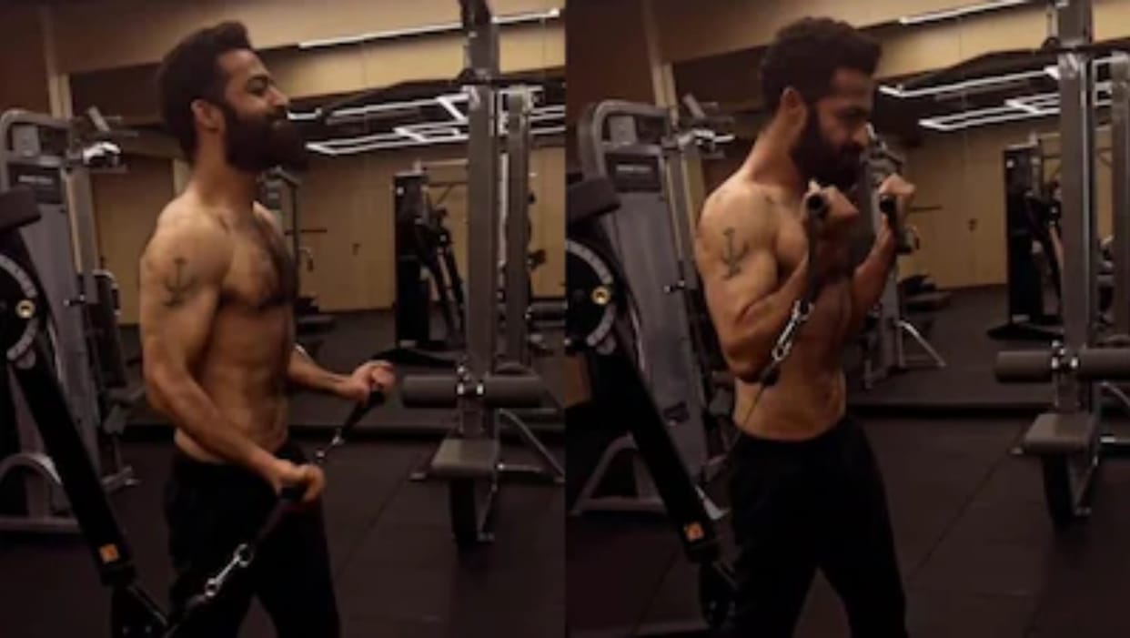 junior ntr look for dragon prashanth neel fitness transformation rukmini vasanth cameo rishab shetty